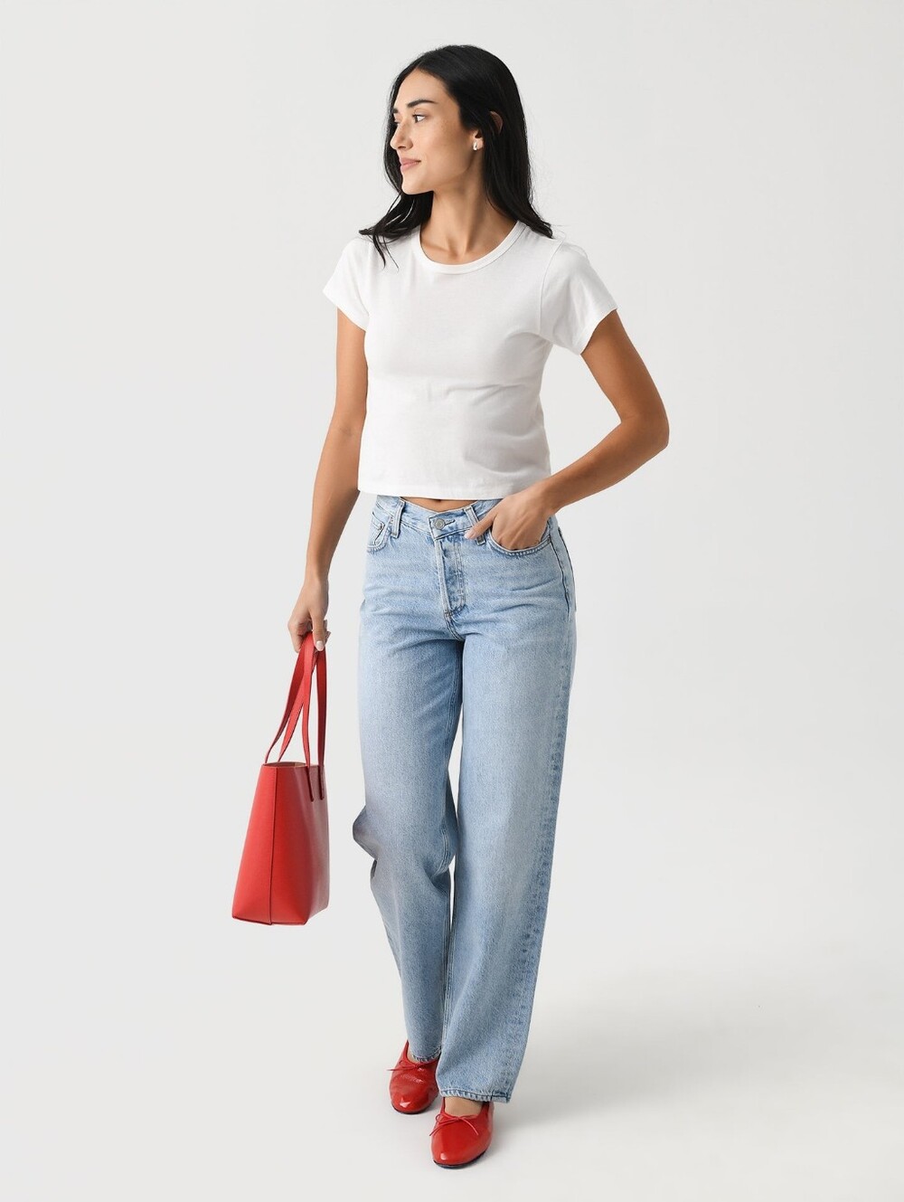 AGOLDE Women's V-Waist Baggy Jean Size 24